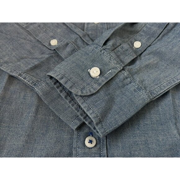 NWT J Crew Crewcuts Chambray Button Down Shirt Boys Size 12 L1814 $55 - Picture 5 of 9